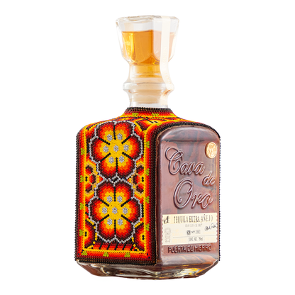 Tequila Gran Cava de Oro Edición Huichol Extra Añejo 750 Ml