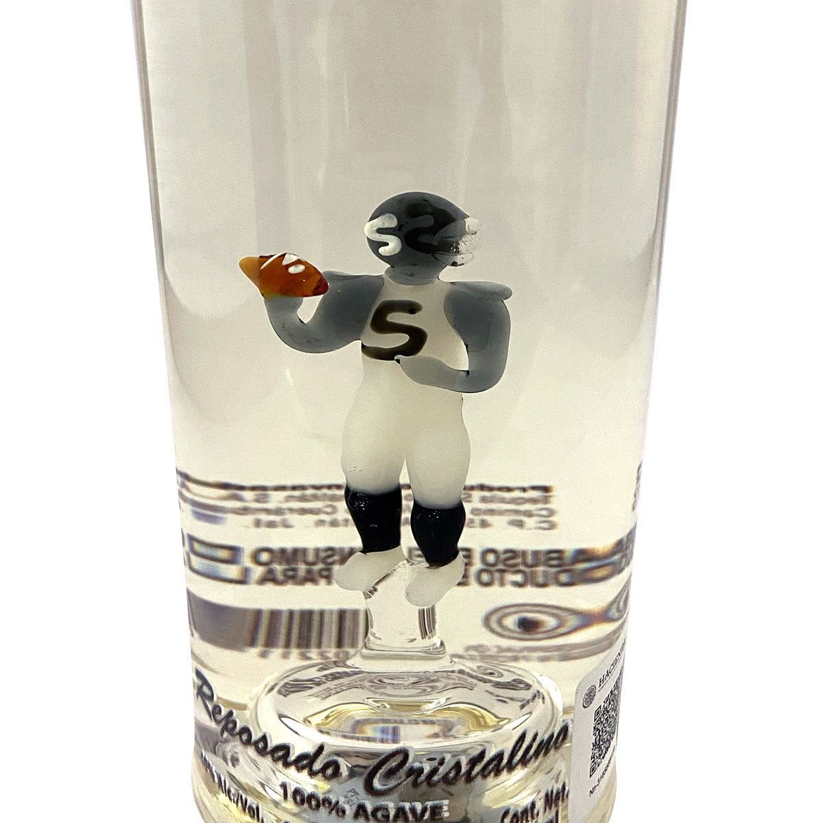 Tequila Riqueza Natural Reposado Cristalino Futbol 750 ml