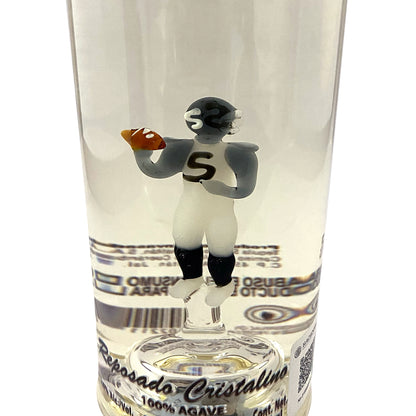 Tequila Riqueza Natural Reposado Cristalino Futbol 750 ml