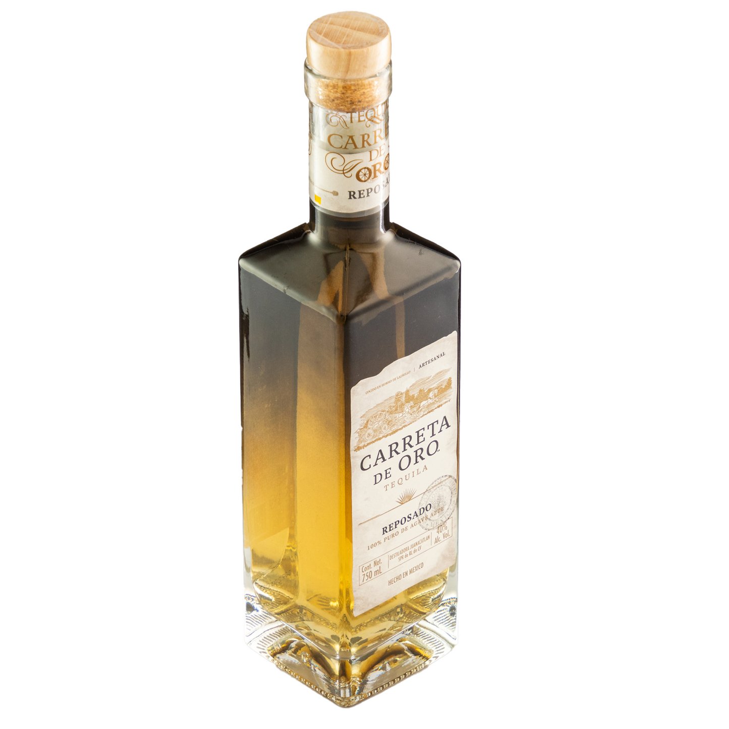 Tequila Carreta De Oro Reposado 750 ml