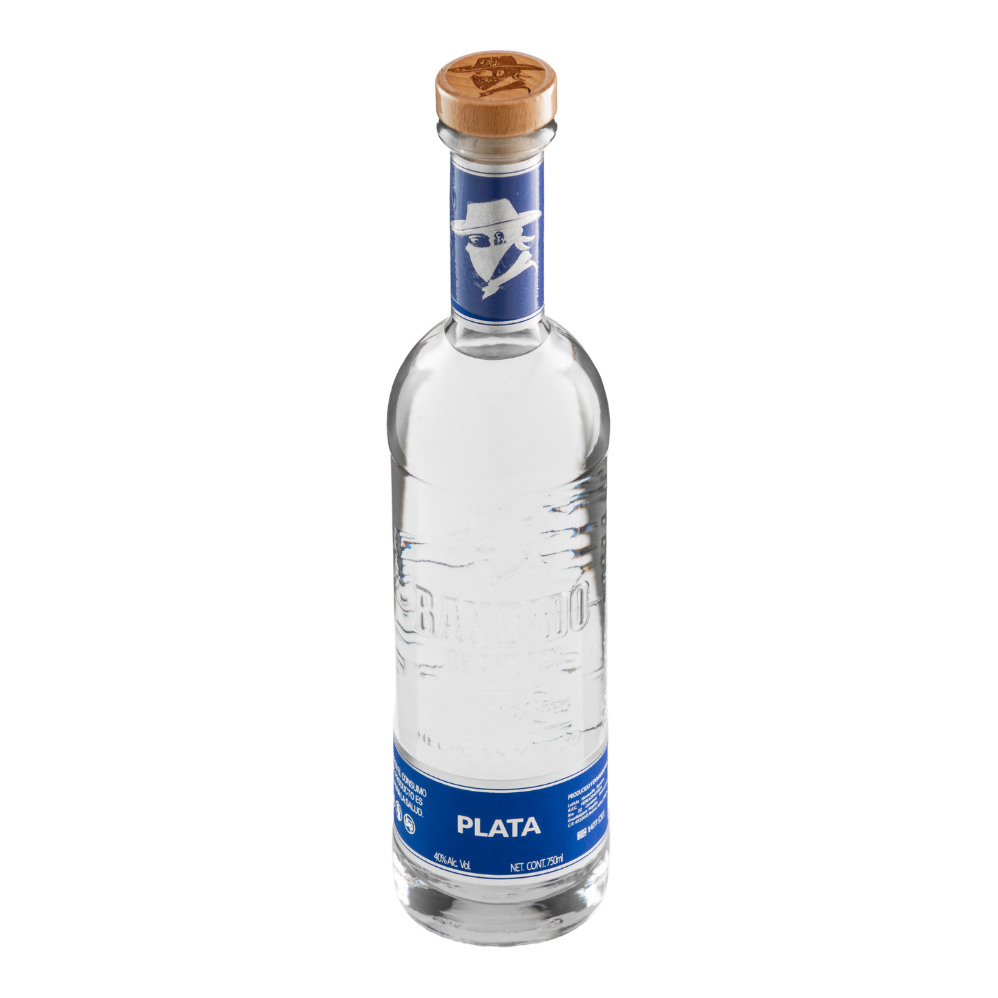 Tequila Bandido De Amores Plata 100% Agave 750 Ml