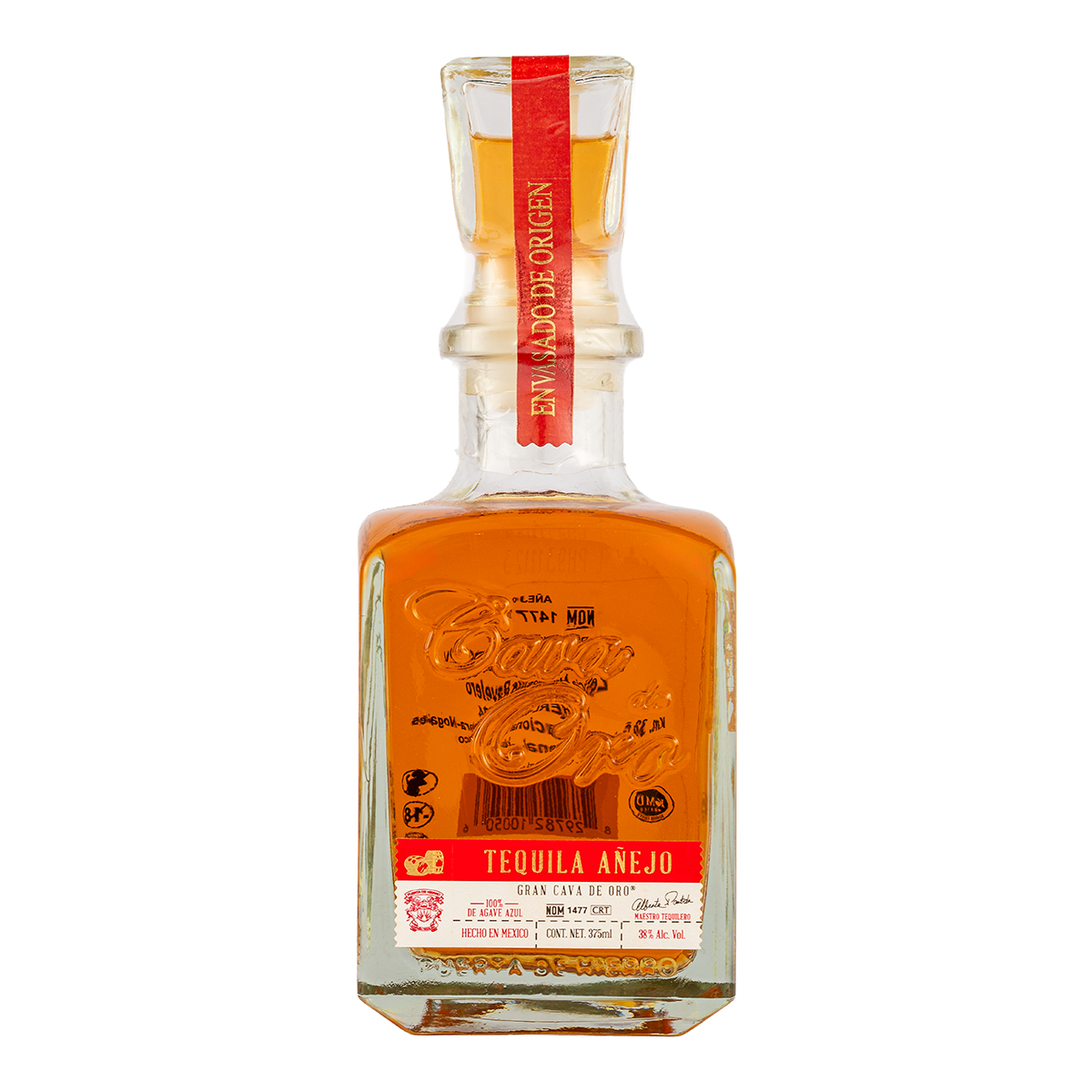 Tequila Gran Cava de Oro Añejo 375 Ml