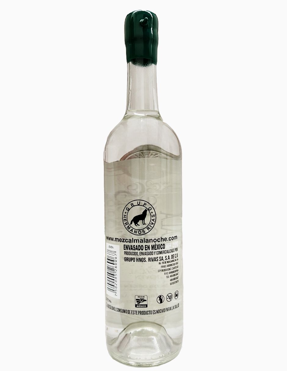 Mezcal Mala Noche Blanco 100% Agave 750 Ml