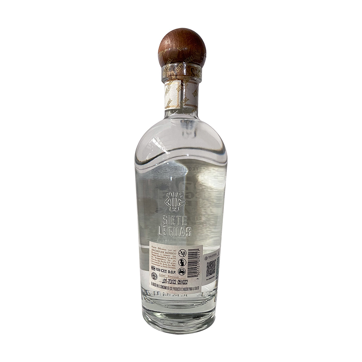 Tequila Sieta Leguas Edición Siete Decadas Blanco 700 ml