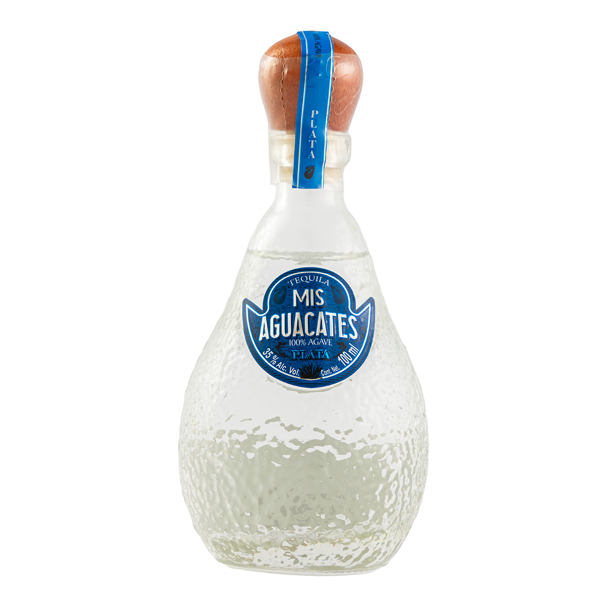 Tequila Mis Aguacates Plata 100 Ml