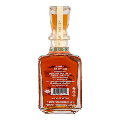Tequila Gran Cava de Oro Edición Huichol Extra Añejo 375 Ml