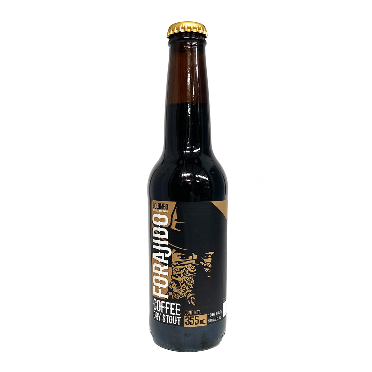 Cerveza Artesanal Colombo Forajido Coffee Dry Stout 355 ml