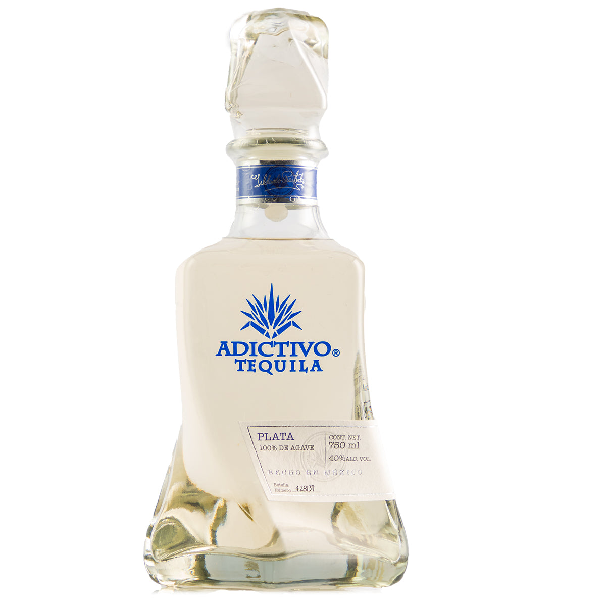 Tequila Adictivo Plata 100% Agave 750 Ml