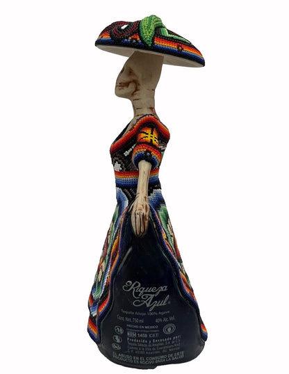 Tequila Riqueza Artesanal Azul Añejo Huichol 750 Ml