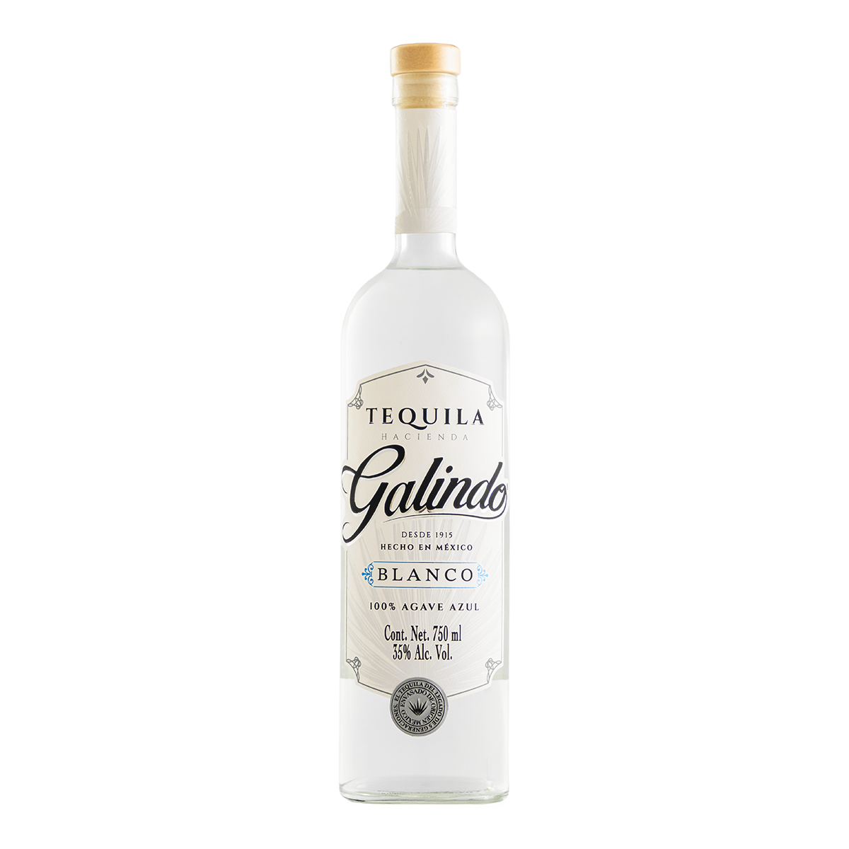 Tequila Hacienda Galindo Blanco 750 Ml
