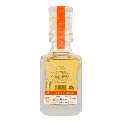 Tequila Gran Cava de Oro Reposado Mini 50 Ml