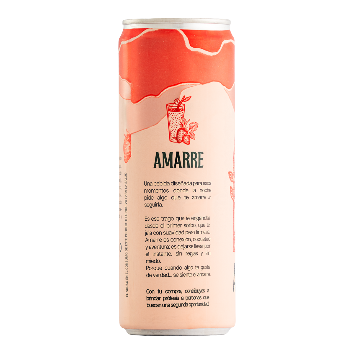 Bebida Amarre Fresa Spritz 355 Ml