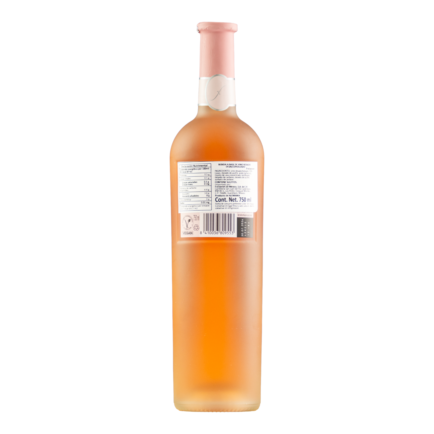 Vino Freixenet Rosado Alcohol Free Still Wine 750 Ml