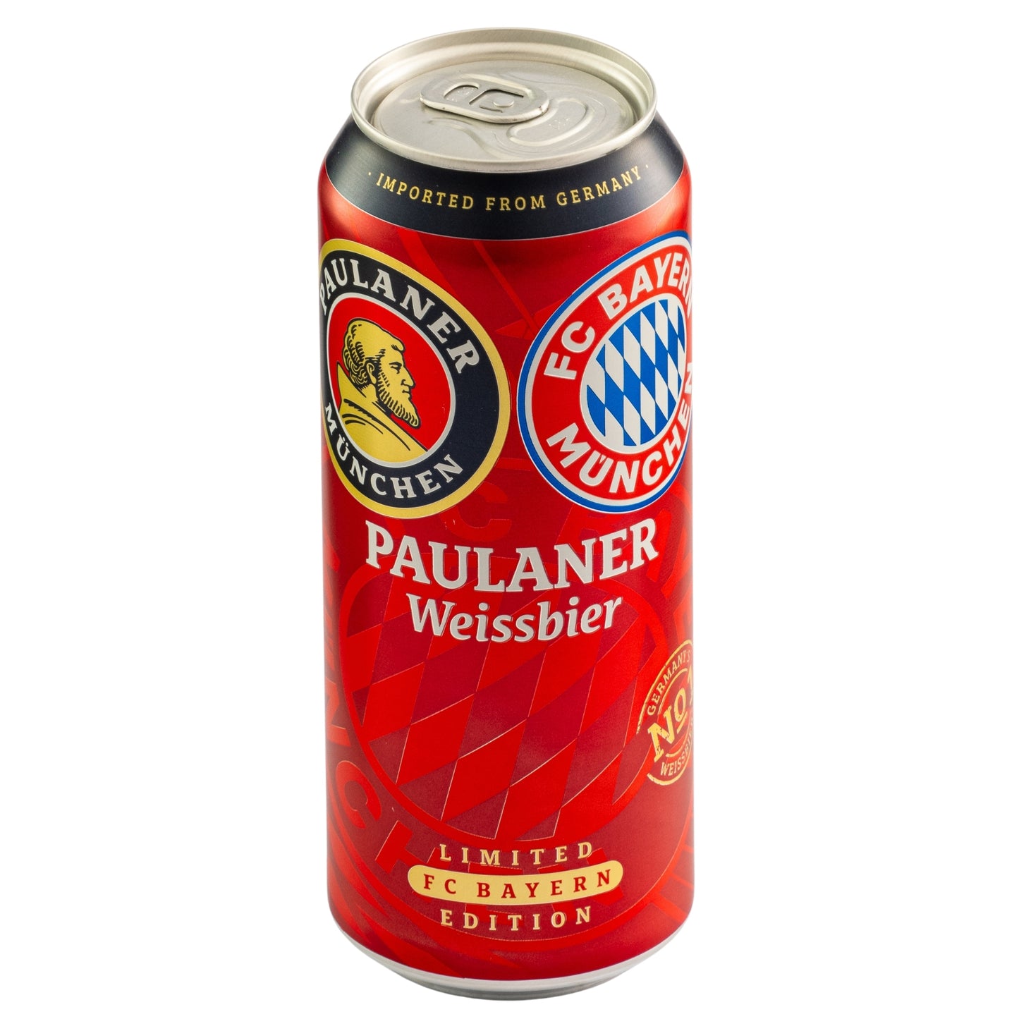 Cerveza Paulaner Weissber FC Bayern Munchen Lata 500 Ml