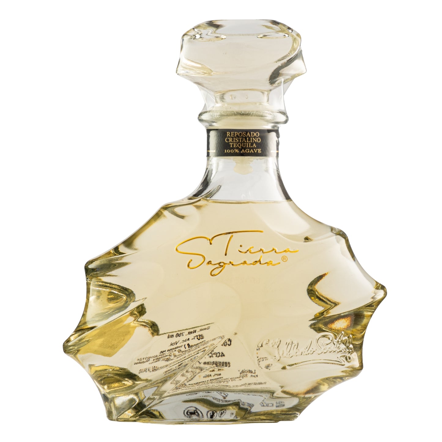 Tequila Tierra Sagrada Reposado Cristalino 100% Agave 750 Ml