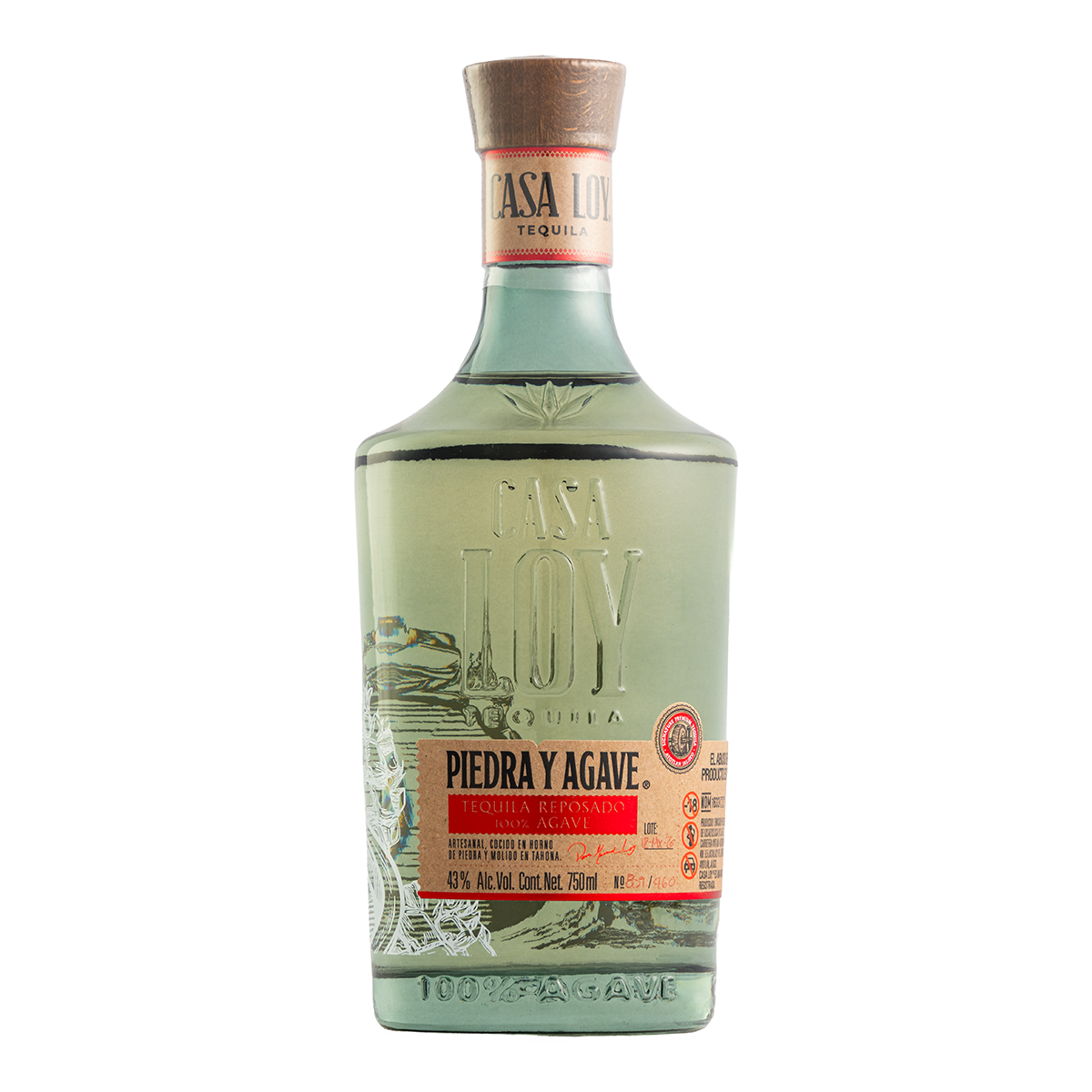 Tequila Casa Loy Piedra y Agave Reposado 750 Ml