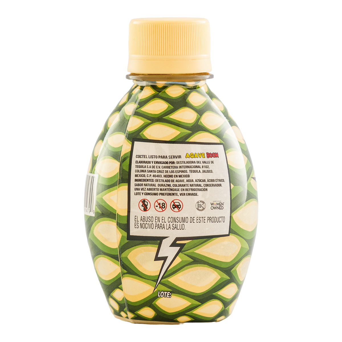 Bebida Margarita Agave Boom Durazno 200 Ml