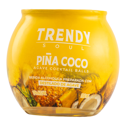 Bebida Trendy Soul Cocktail Balls Piña Coco 200 Ml