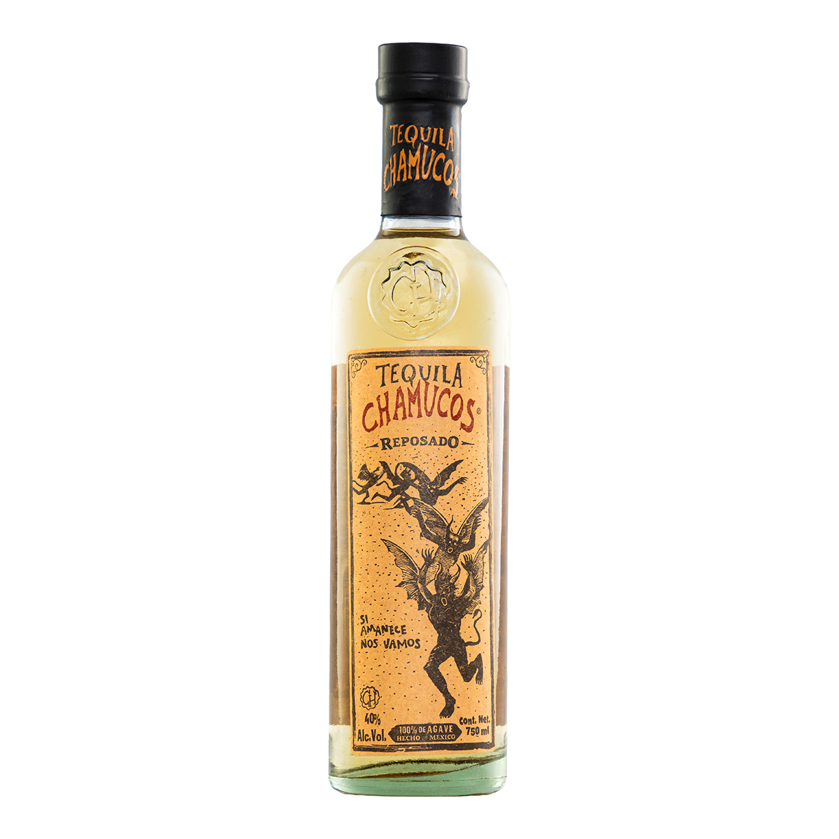 Tequila Chamucos Reposado 750 Ml