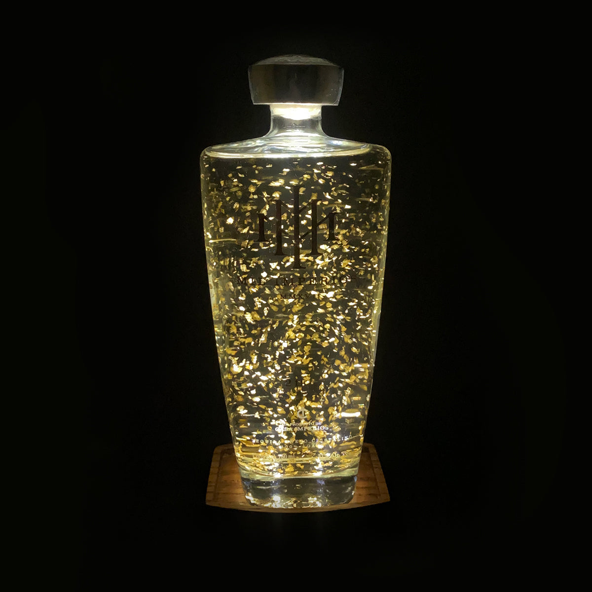 Tequila Artesanal Mil Imperios Añejo Cristalino 24 k 750 ml