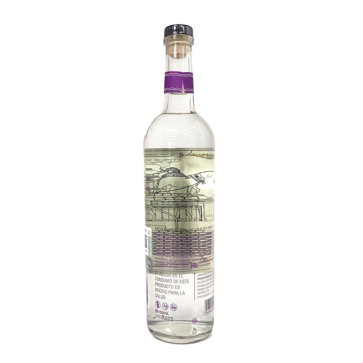 Mezcal Artesanal Palomo Destilado Con Cacao 750 ml