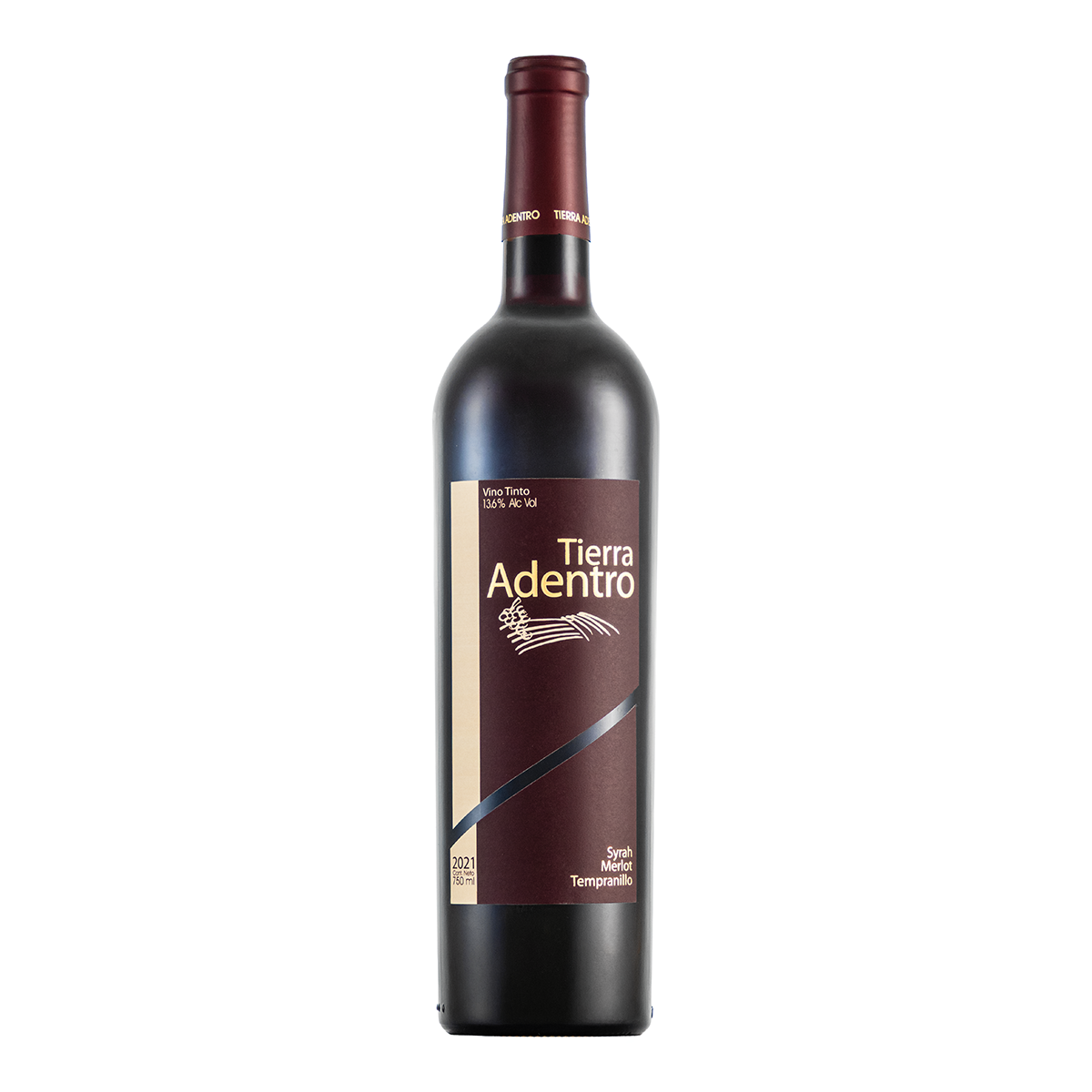Vino Tinto Tierra Adentro Syrah Merlot Tempranillo 750 Ml