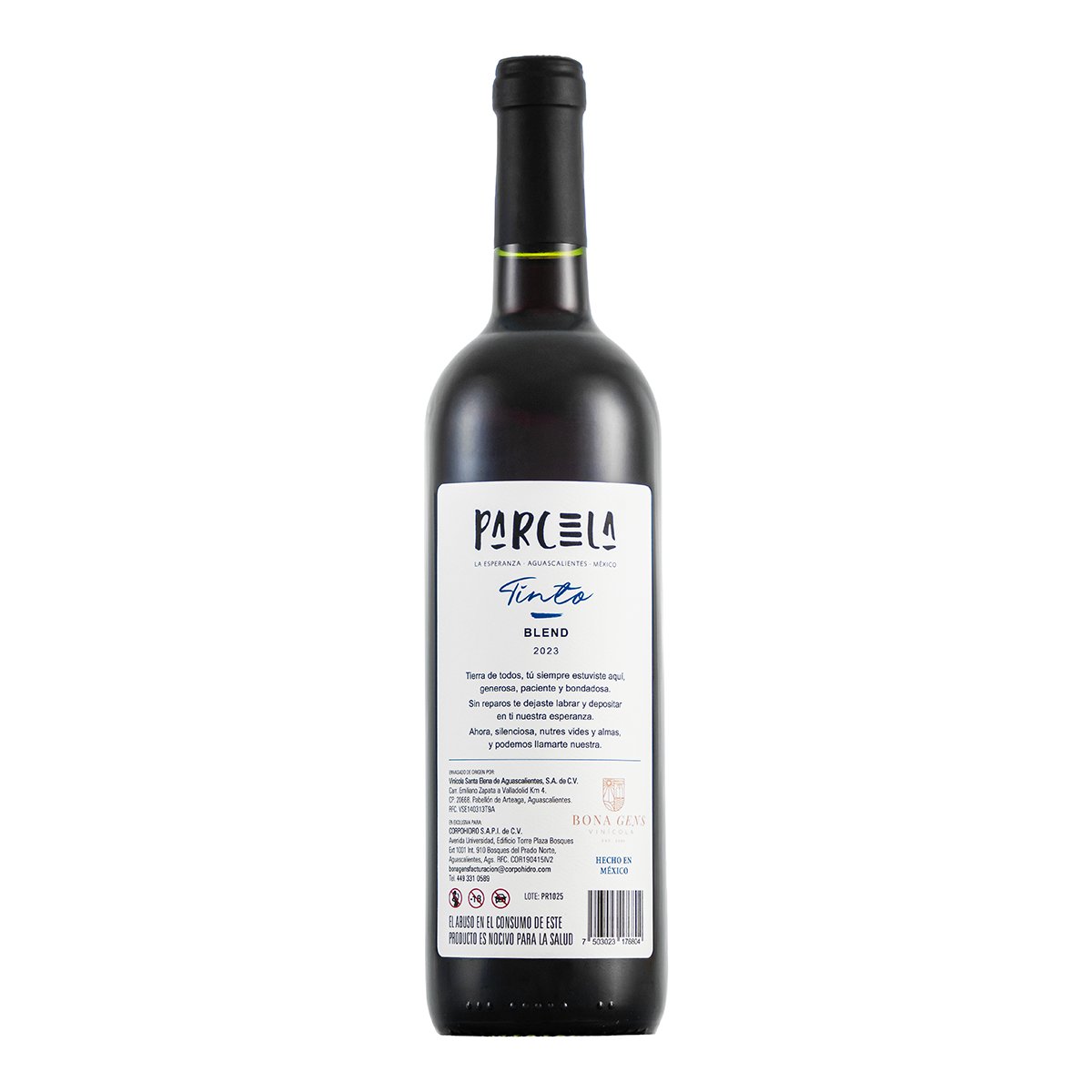Vino Tinto Parcela Blend 750 Ml