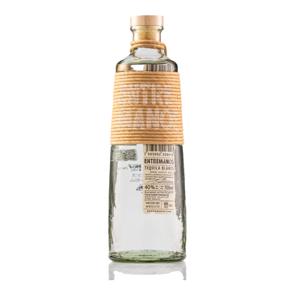 Tequila Entremanos Blanco Artesanal 700 Ml