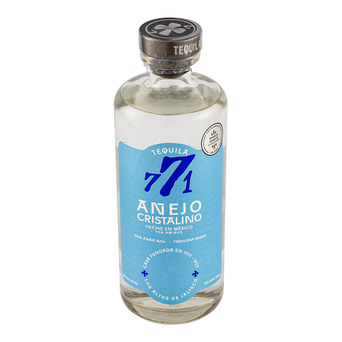 Tequila 771 Añejo Cristalino 700 Ml