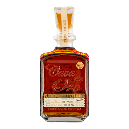Tequila Gran Cava de Oro Edición Huichol Extra Añejo 750 Ml