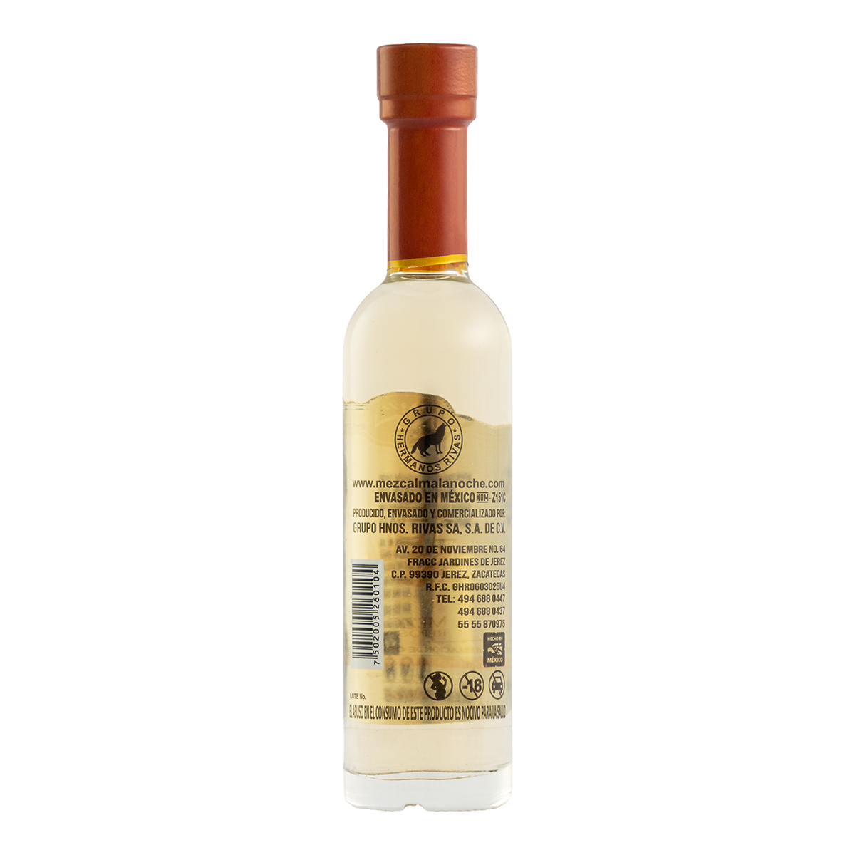 Mezcal Mala Noche Reposado 100% Agave 50 Ml