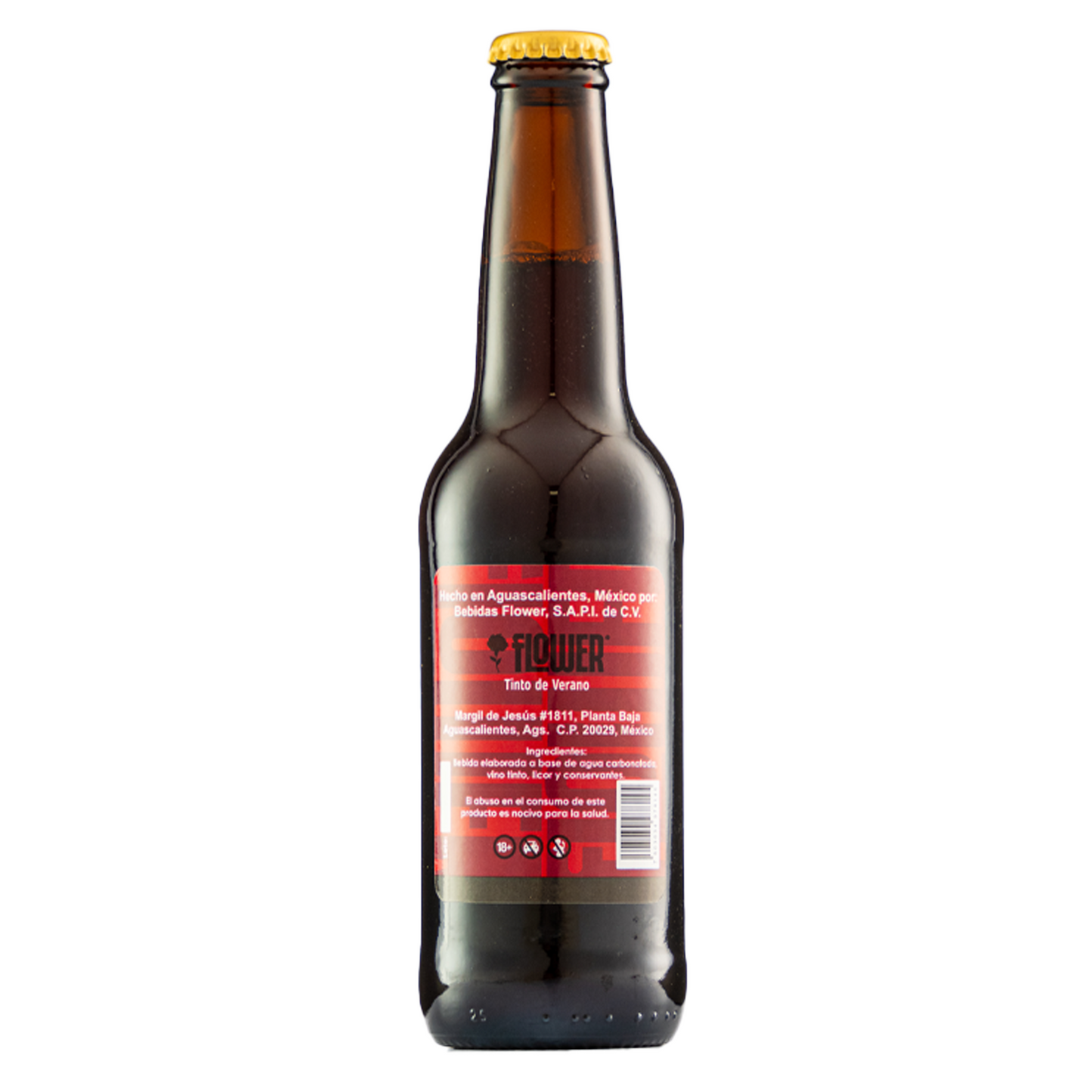 Bebida Artesanal Tinto de Verano Flower 355 Ml
