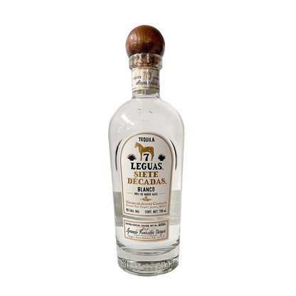 Tequila Sieta Leguas Edición Siete Decadas Blanco 700 ml