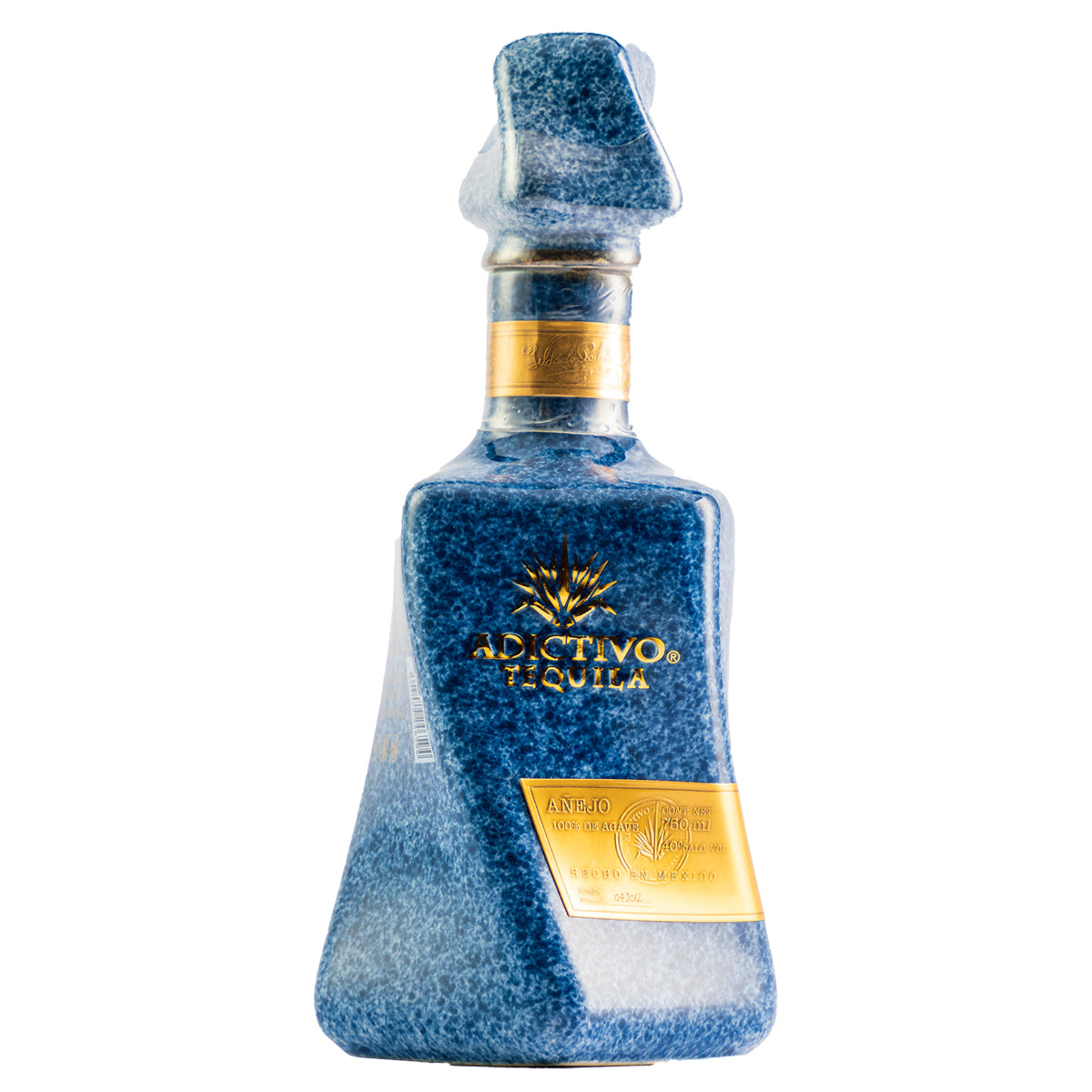 Tequila Adictivo Blue Label Añejo 100% Agave 750 Ml