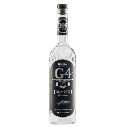 Tequila G4 Blanco Premium 54% Alc. 750 Ml