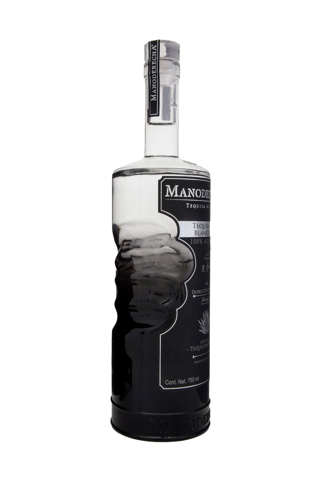 Tequila Manoderecha Doble Destilación Blanco 750 Ml