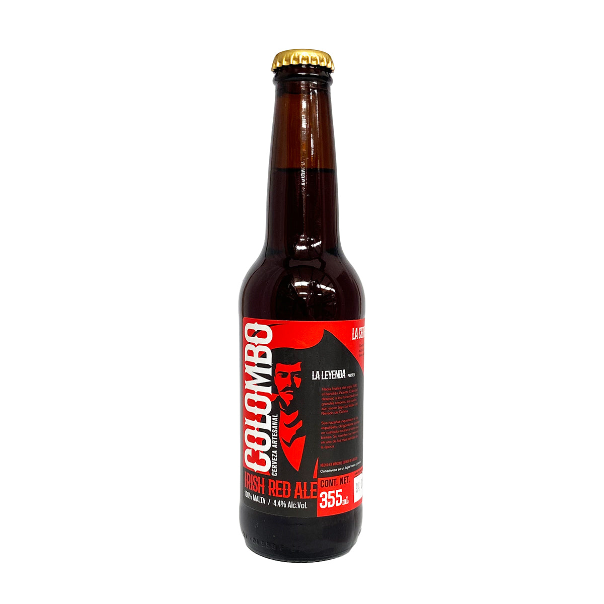Cerveza Artesanal Colombo Irish Red Ale 355 ml
