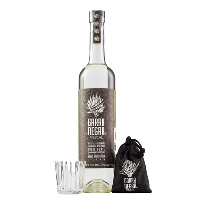 Kit Mezcal Artesanal Garra Negra Maguey Espadín 750 Ml