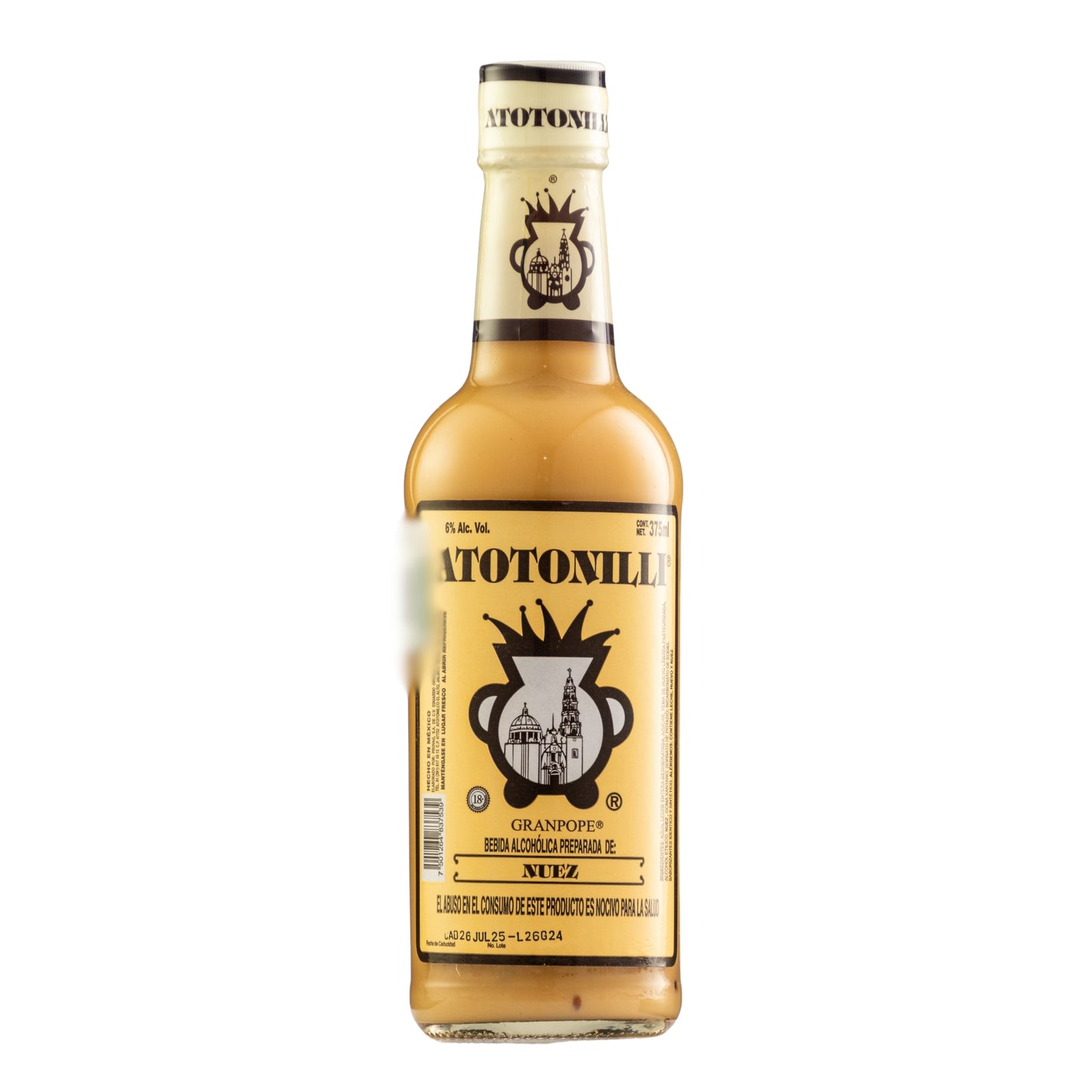 Rompope Atotonilli Nuez 375 Ml