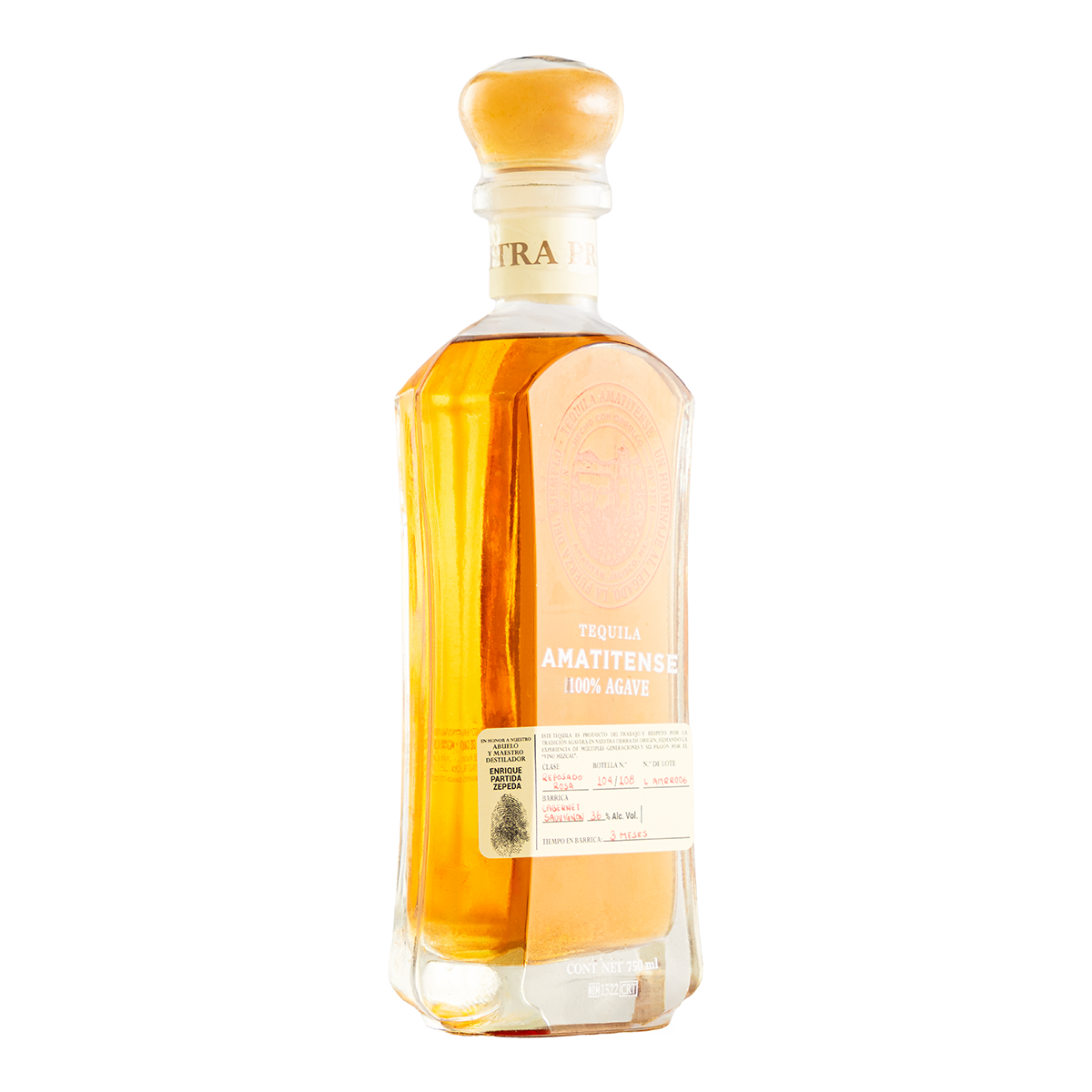 Tequila Amatitense Reposado Rosa 36% Alc Vol 750 Ml