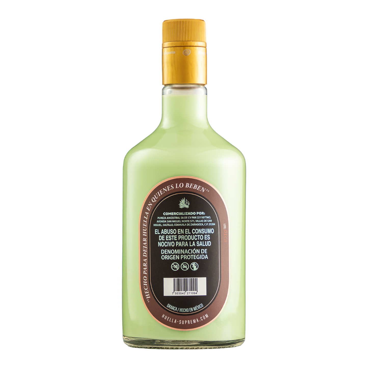 Crema de Mezcal Huella Suprema Chocomenta 750 Ml