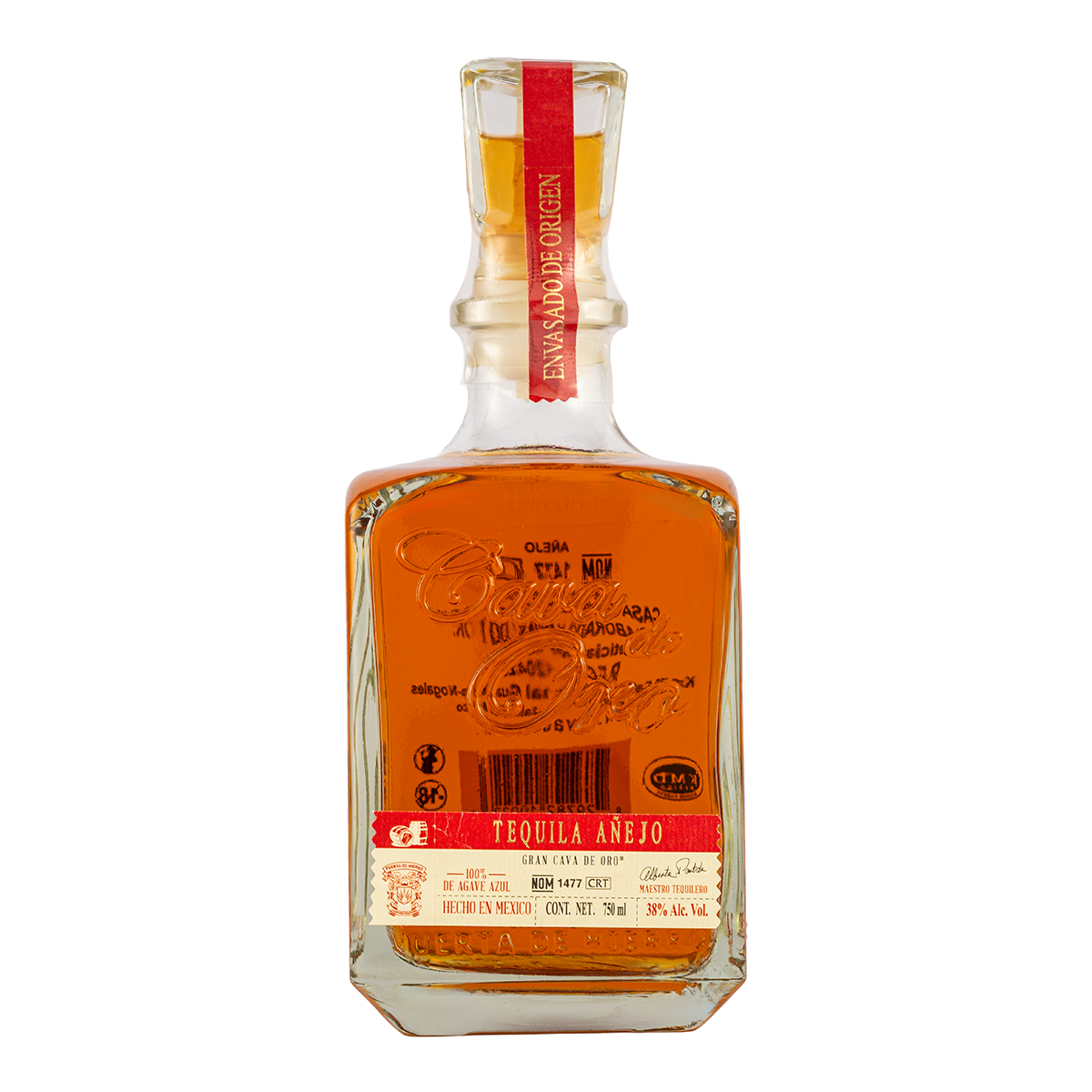 Tequila Gran Cava de Oro Añejo 750 Ml