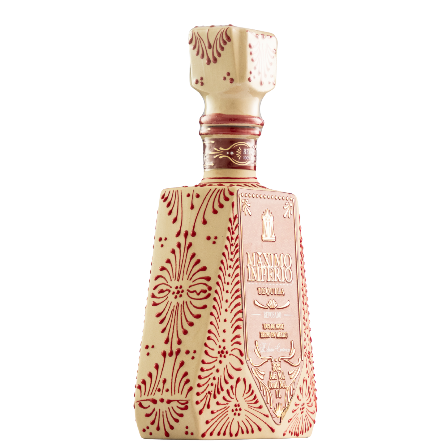 Tequila Máximo Imperio Cerámica Reposado 1000 Ml
