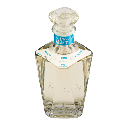 Tequila Lote Maestro Plata 100% Agave 750 Ml