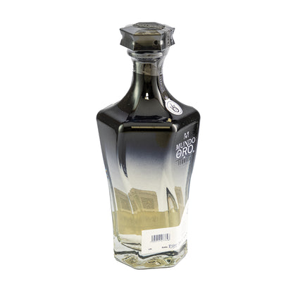 Tequila Artesanal Mundo Oro Añejo Cristalino Premium 750 ml