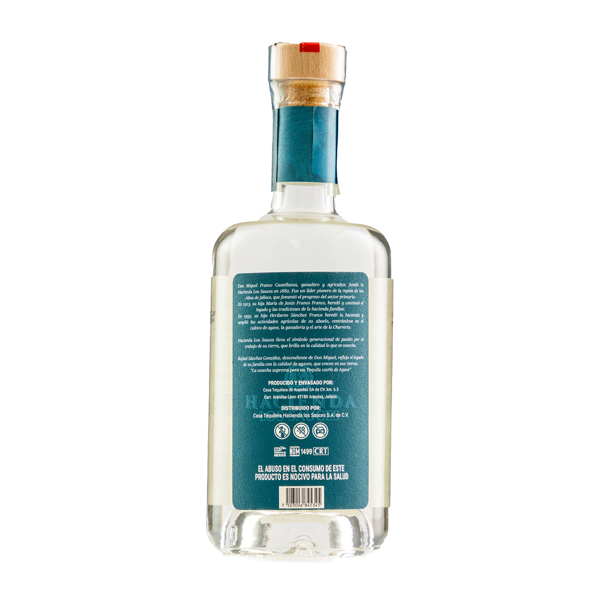 Tequila Hacienda Los Sauces Blanco 750 Ml