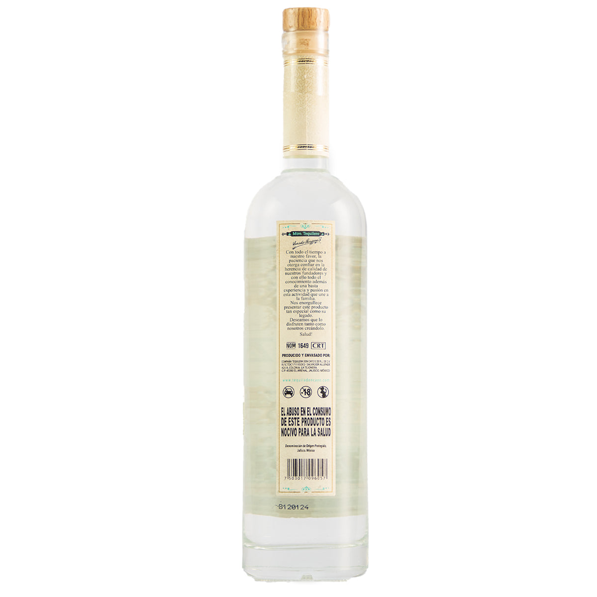 Tequila Raygoza Artesanal Origen Blanco 750 Ml