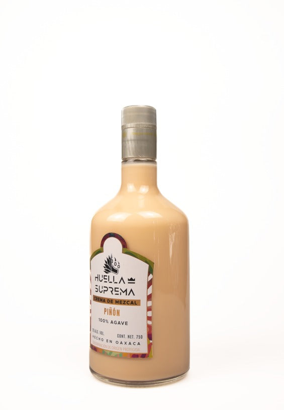 Crema de Mezcal Huella Suprema Piñón 750 Ml