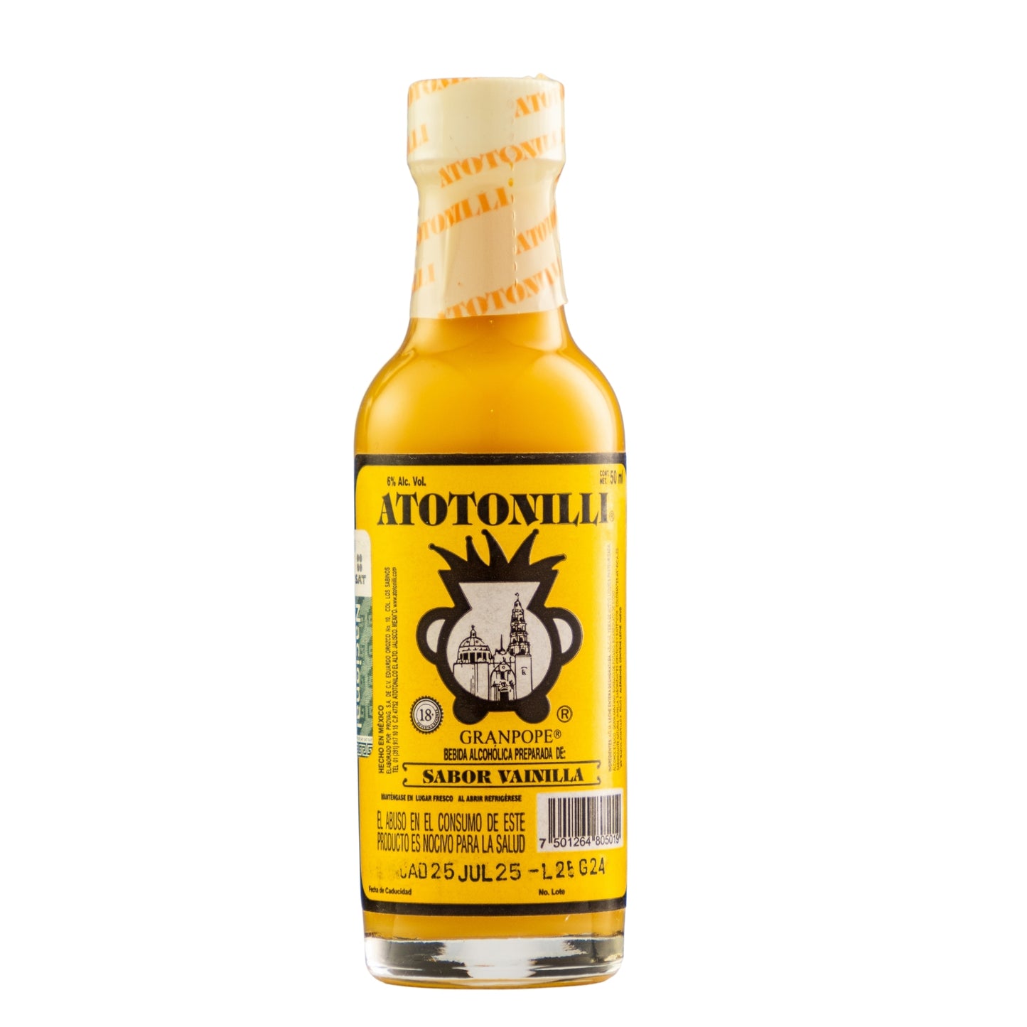 Rompope Atotonilli Vainilla 50 Ml