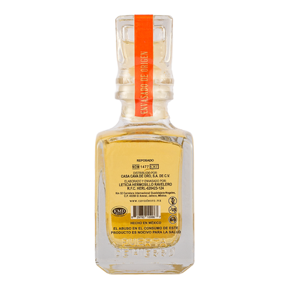 Tequila Gran Cava de Oro Reposado Mini 50 Ml